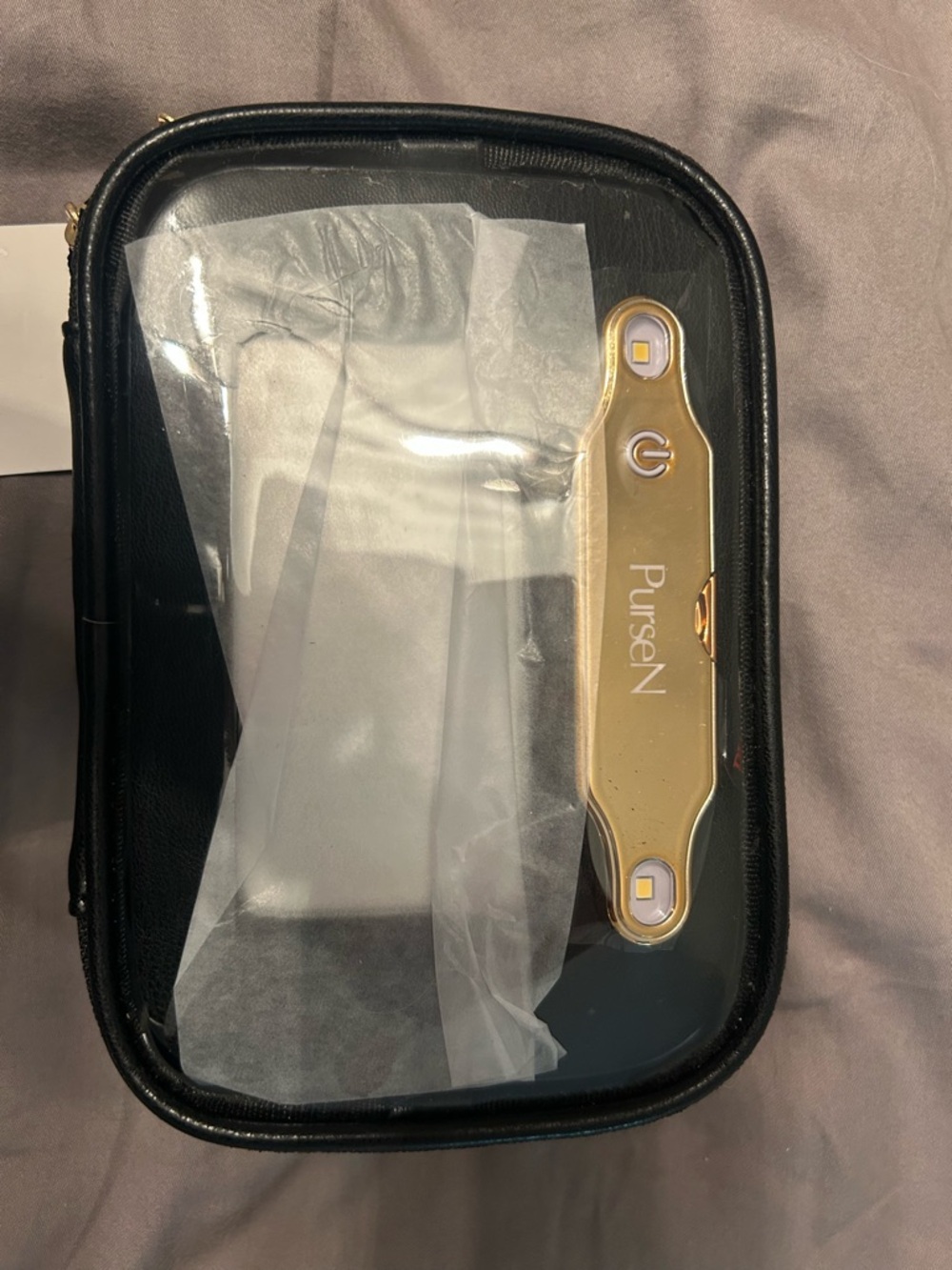 PurseN Makeup Case/Bag Organizer with Lightup Mirror